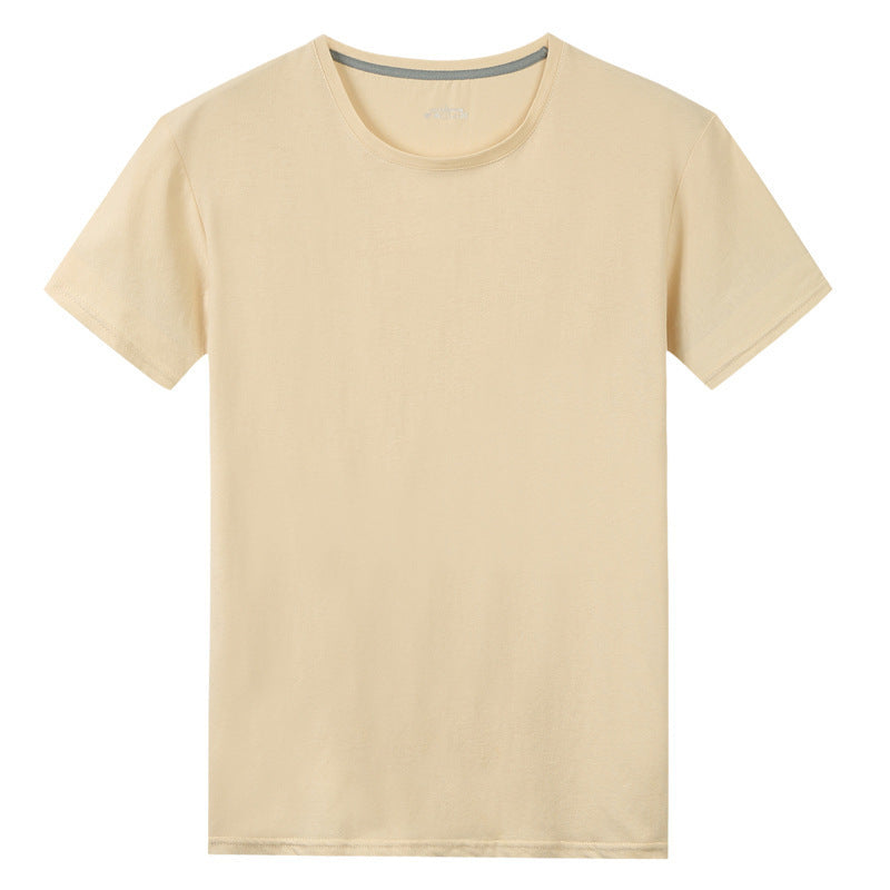 Men’s Solid Cotton Short Sleeve Tee