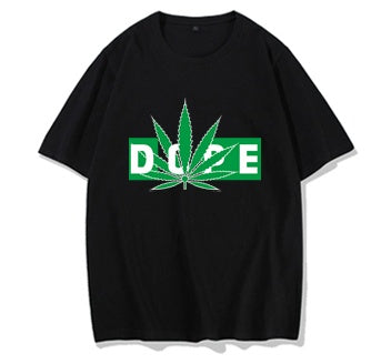 Hemp Leaf Rap Trend Hip Hop Men’s Tee