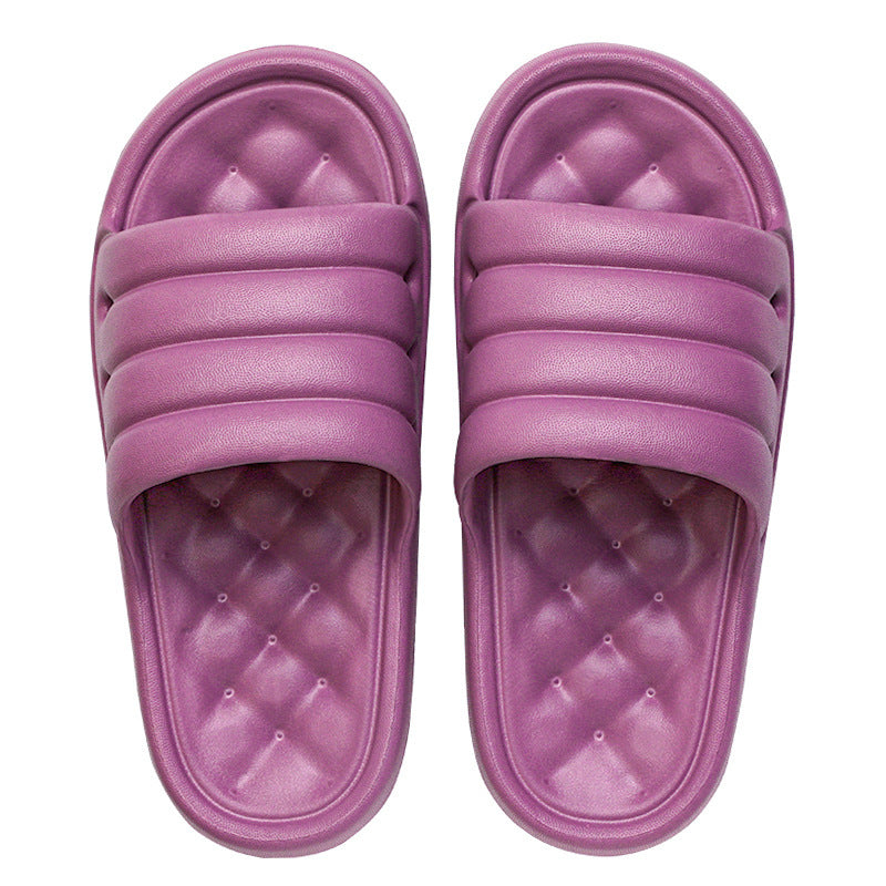 Unisex-Sandalen in einfarbiger Anti-Rutsch-Optik