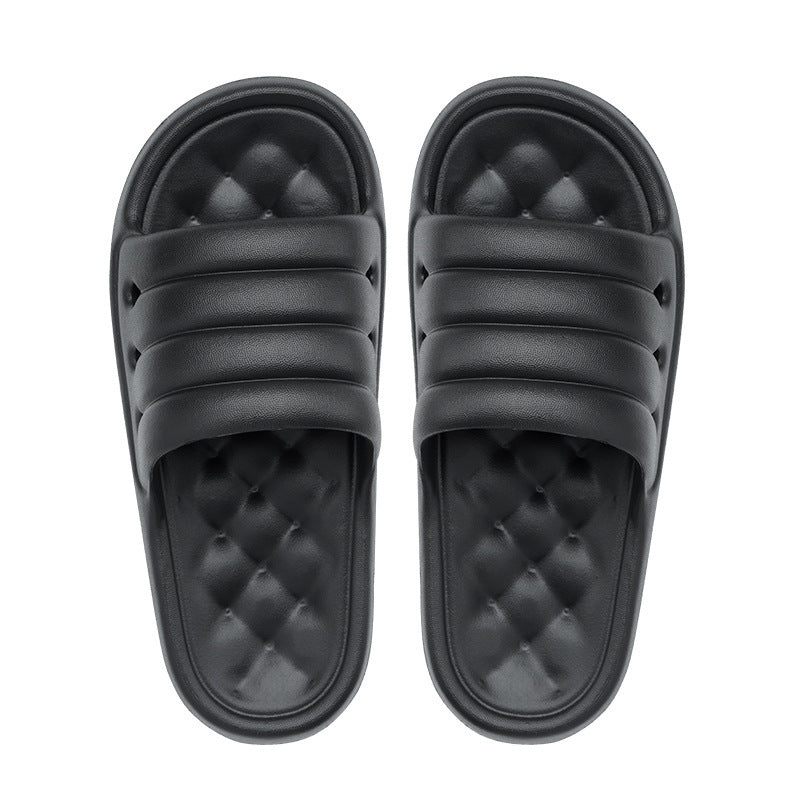 Unisex-Sandalen in einfarbiger Anti-Rutsch-Optik
