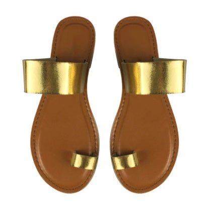 Plus Size Flat Toe Sandals Women