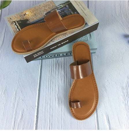 Flache Sandalen in Übergröße für Damen