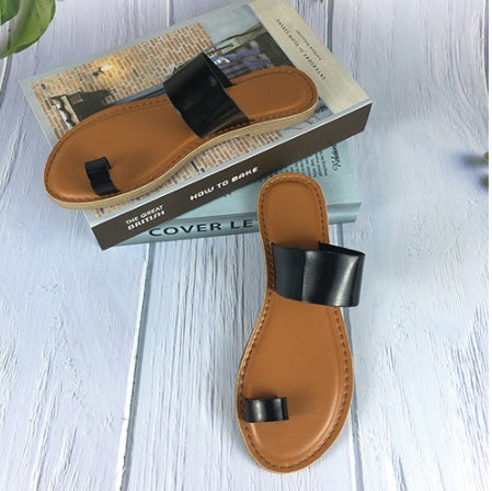 Plus Size Flat Toe Sandals Women