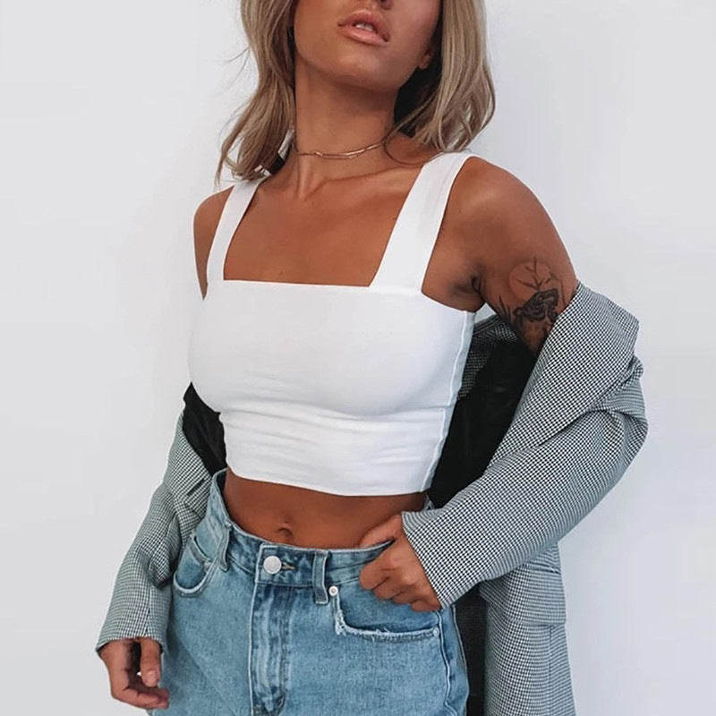 Trendy Women’s Cropped T-Shirt Top