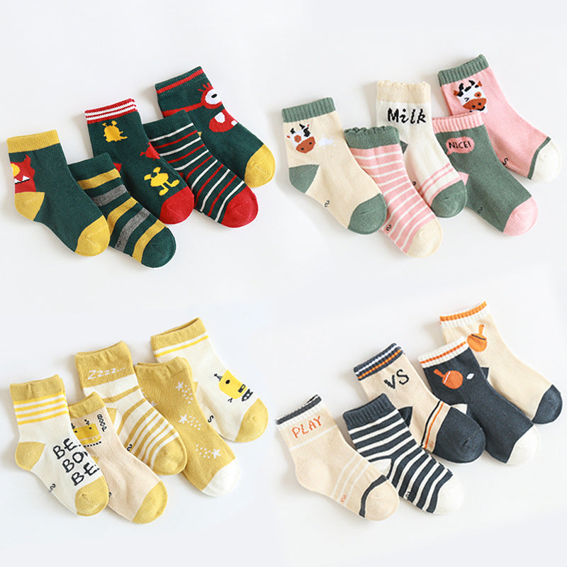 Fun Cartoon Pattern Stockings
