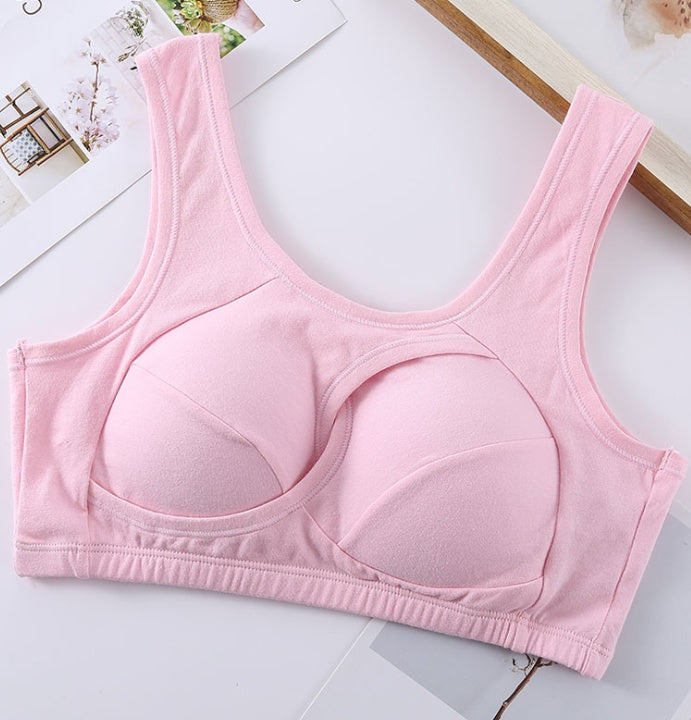Plus Size Wireless Cotton Bra