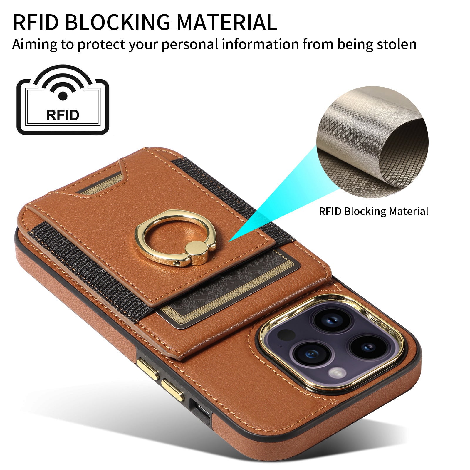 Universal Leather Wallet Phone Case