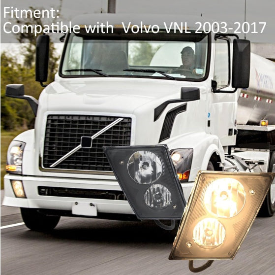 LEAVAN Fog Lamps for Volvo VN VNL 2003–2017