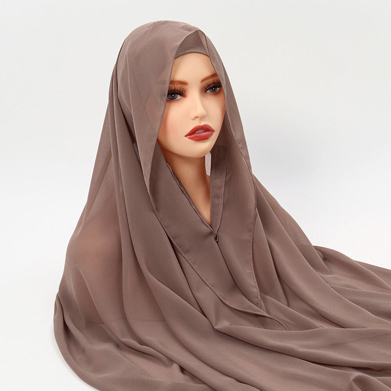 Foulard magnétique en mousseline de soie