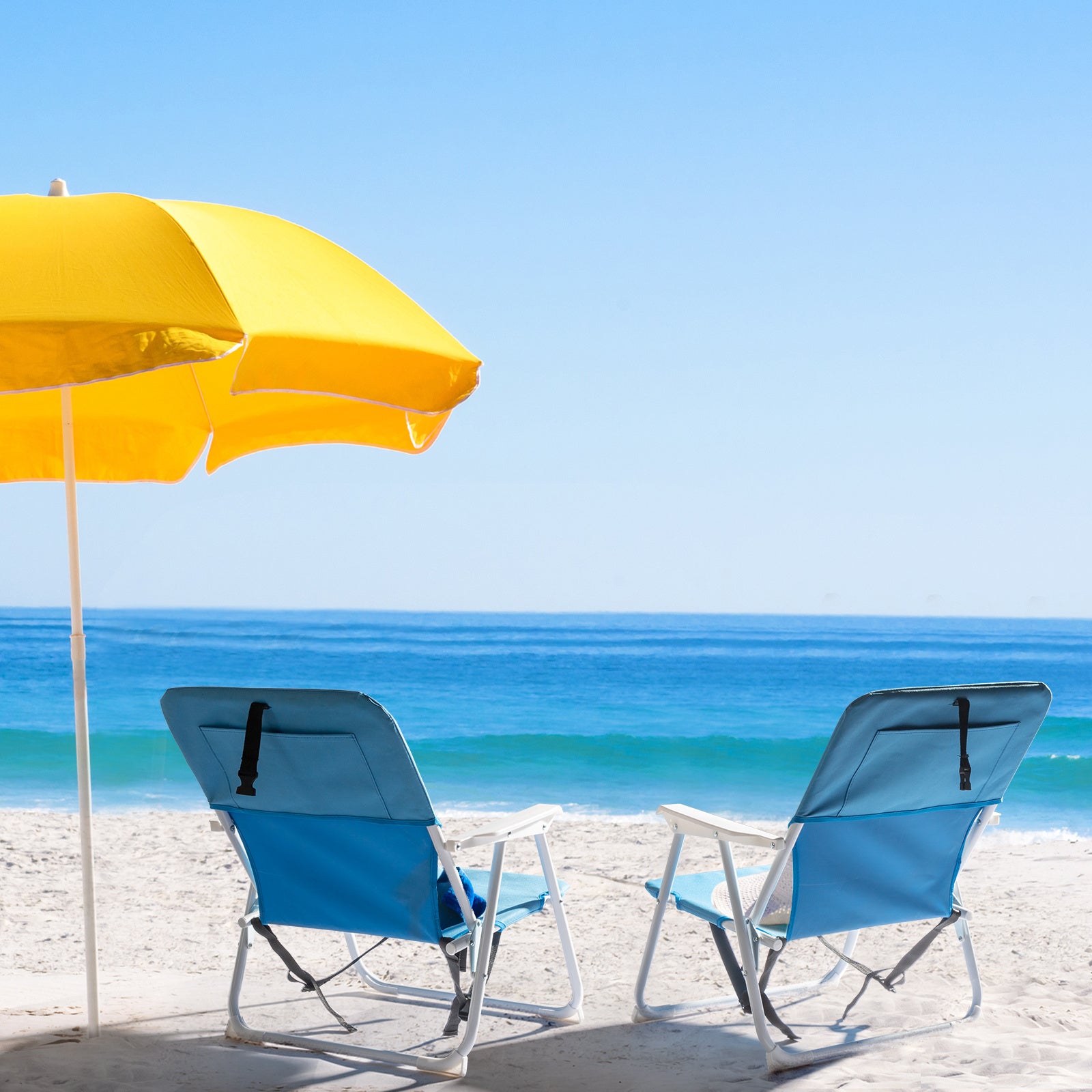 Klappbarer Strandstuhl Oxford, Blau