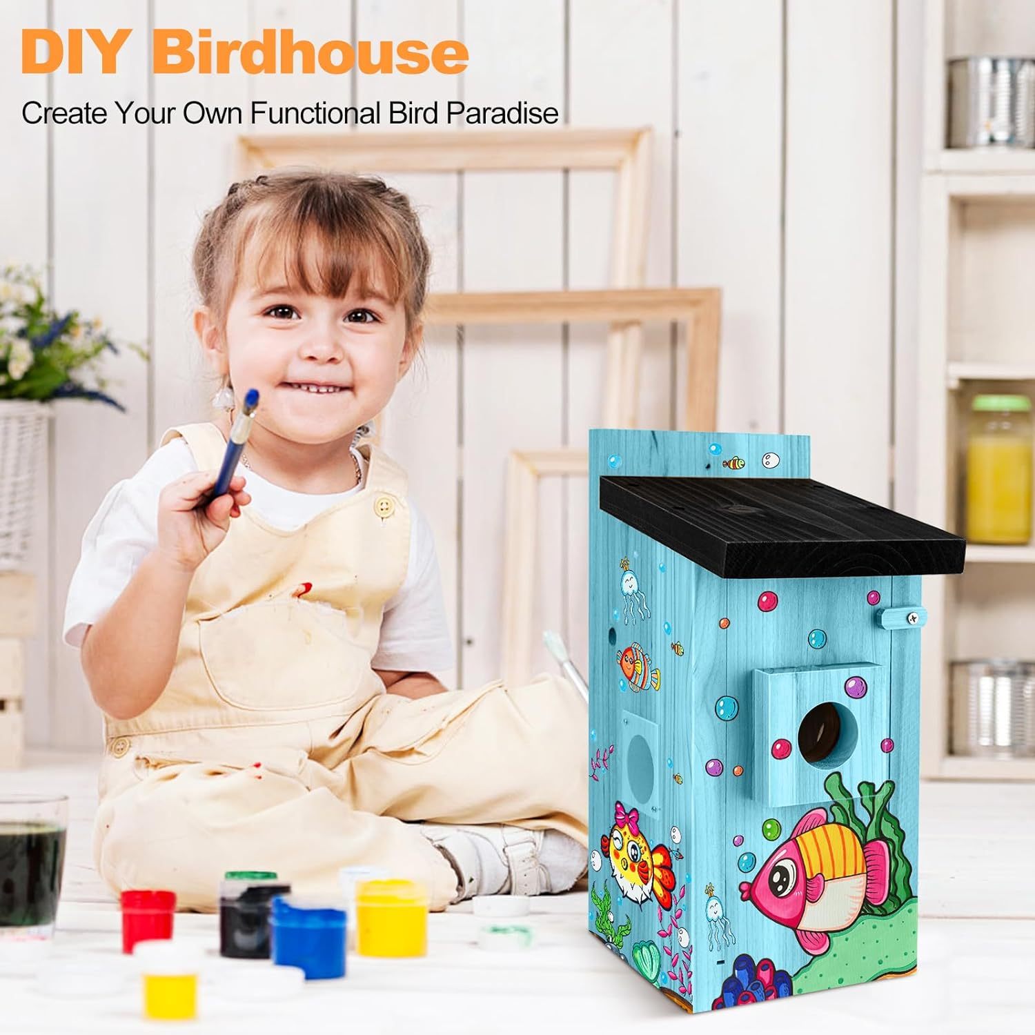 Smart Birdhouse Camera with 3MP Video