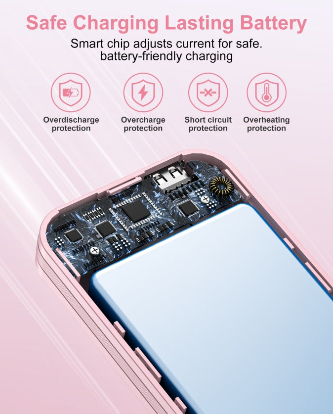Dual-Wire Power Bank with AC Socket