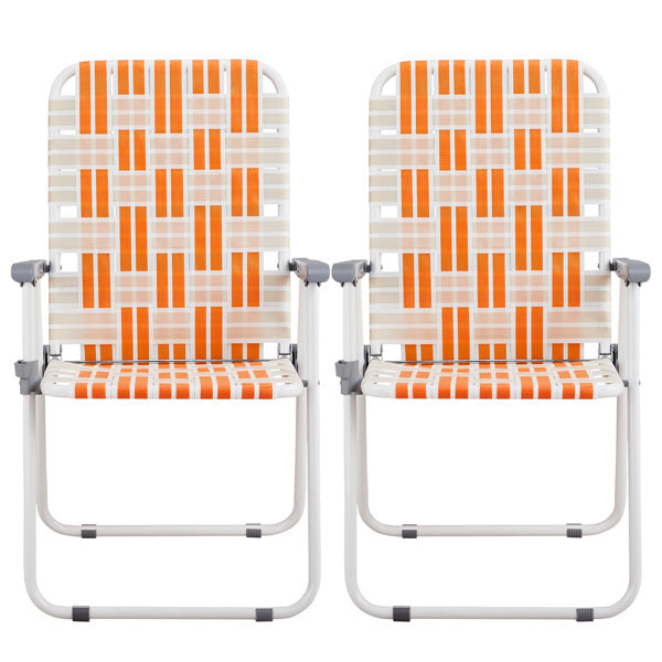 2 Stück klappbare Strandstühle – tragbares Set