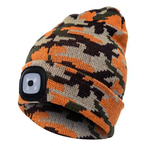 Bonnet en tricot lumineux à LED