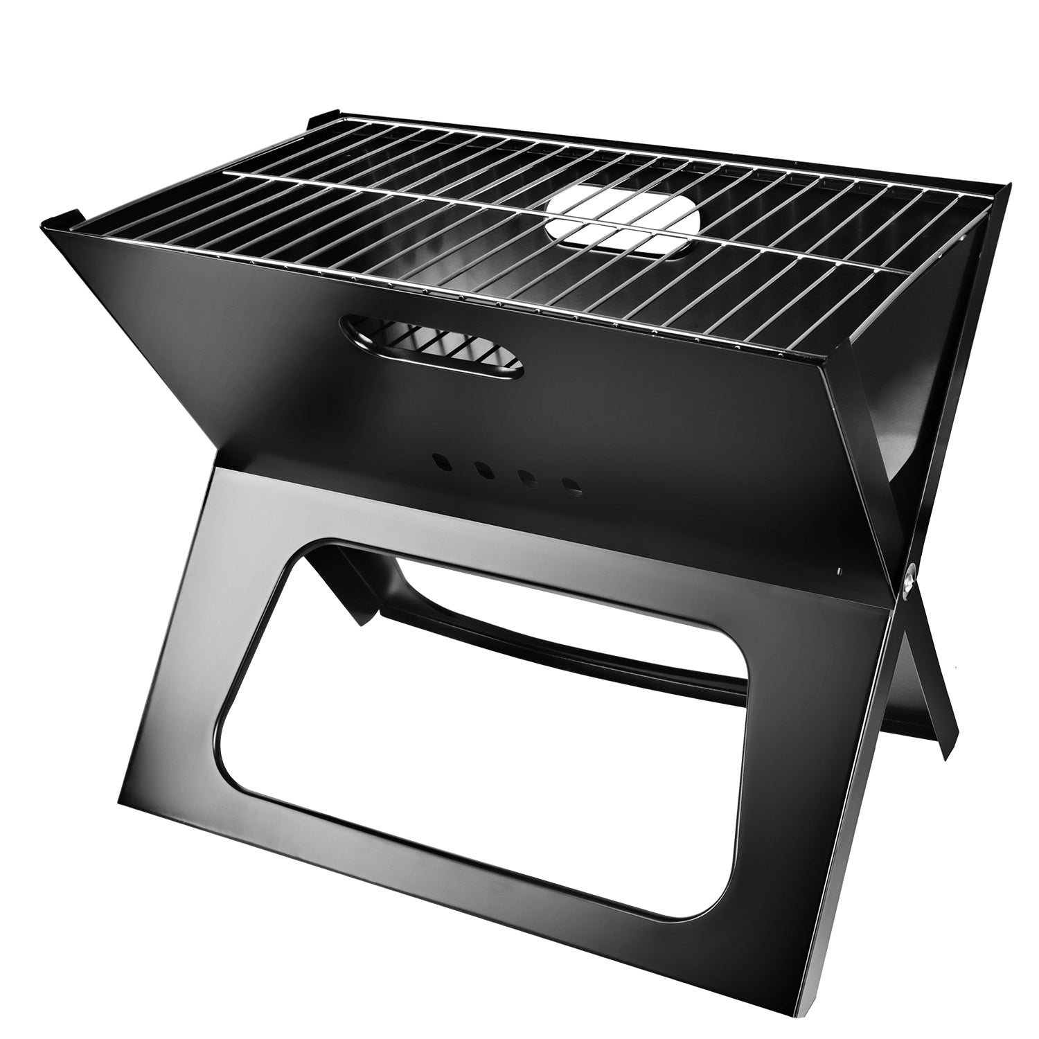 Tragbarer, faltbarer Holzkohlegrill