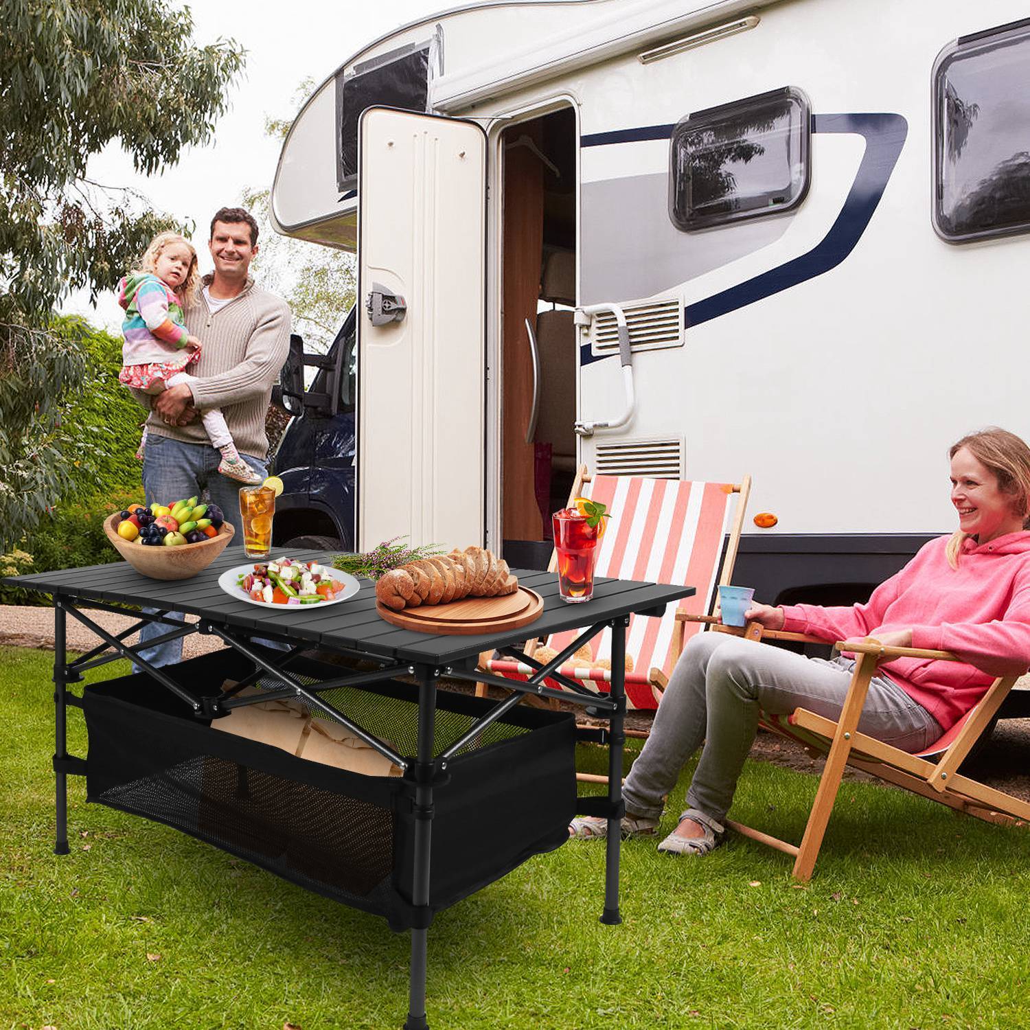 Portable Folding Aluminum Camping Table