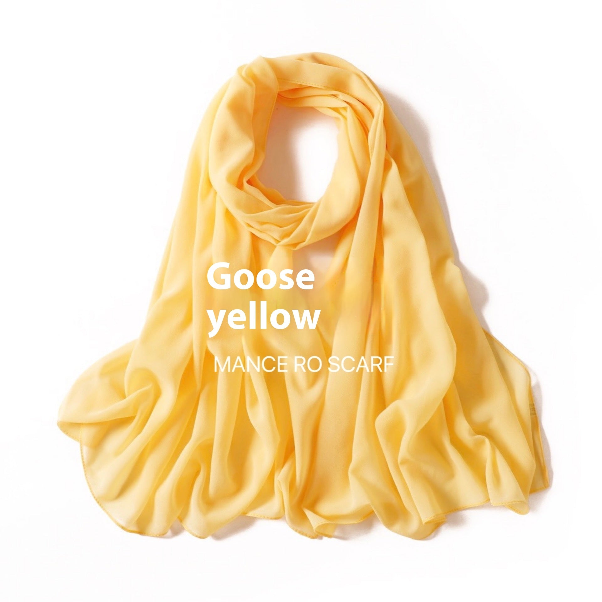 Foulard en mousseline de soie perlée
