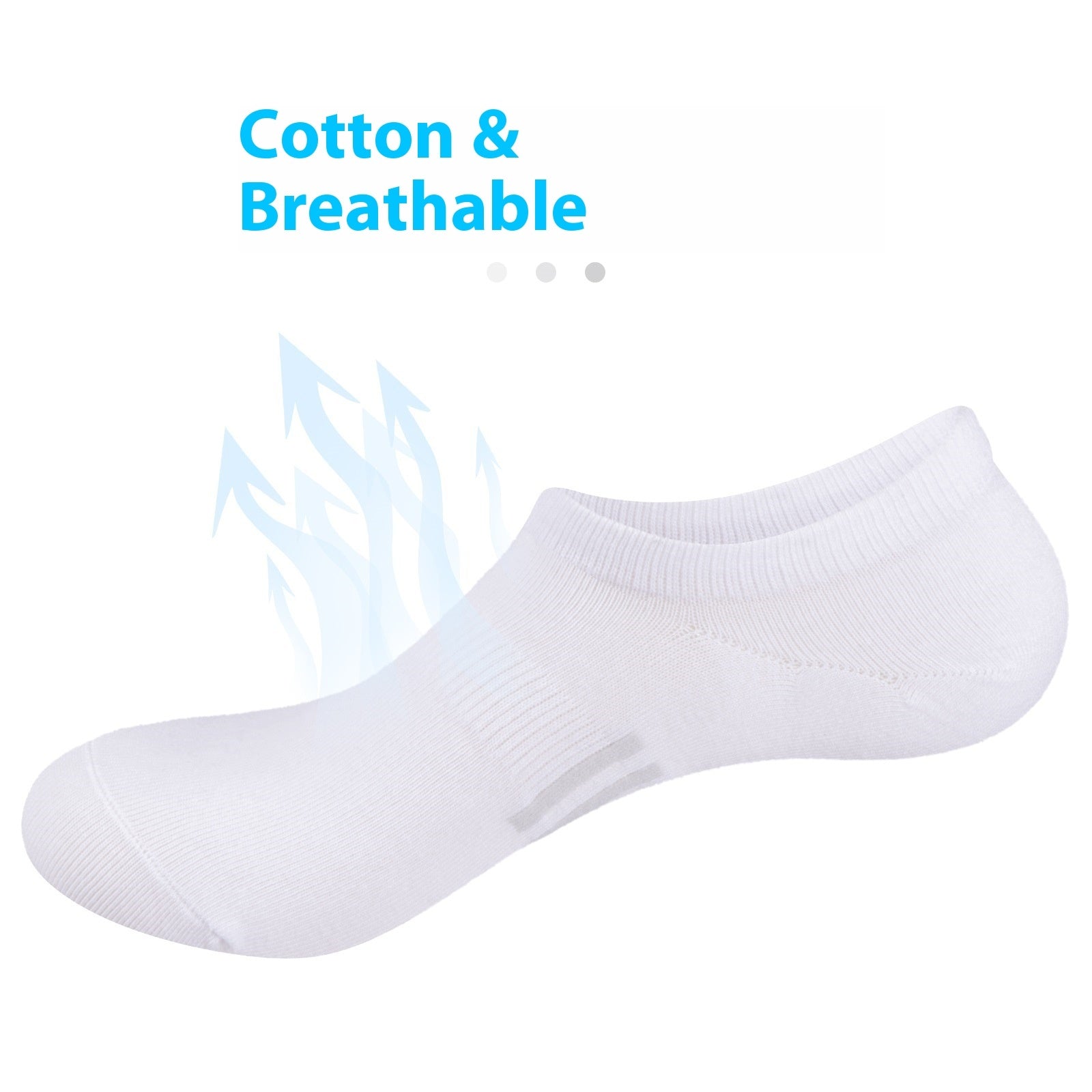 Invisible Cotton Socks for Summer