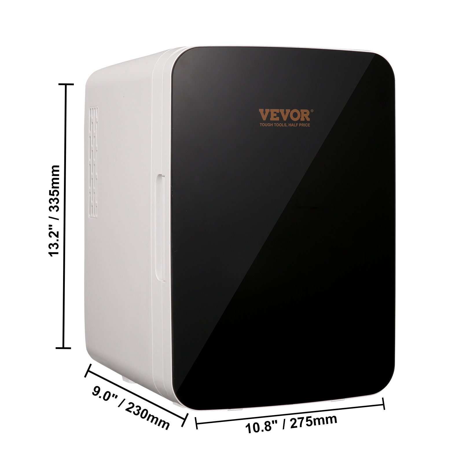 VEVOR 10L Mini Fridge Black – Portable