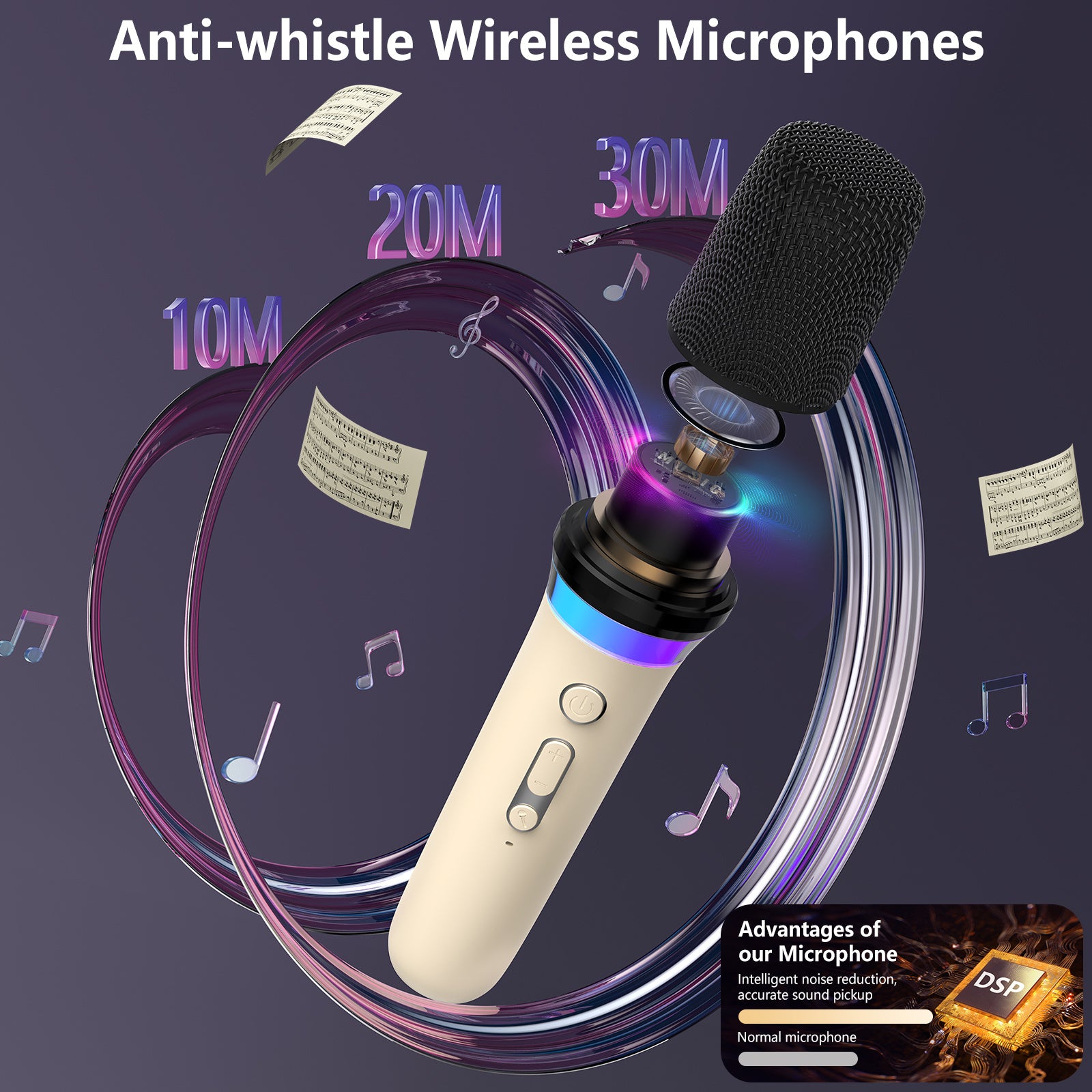 JYX D30 Karaoke with Bluetooth & Lights