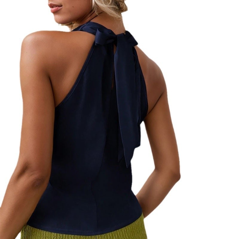 Elegant Halter Backless Vest Top