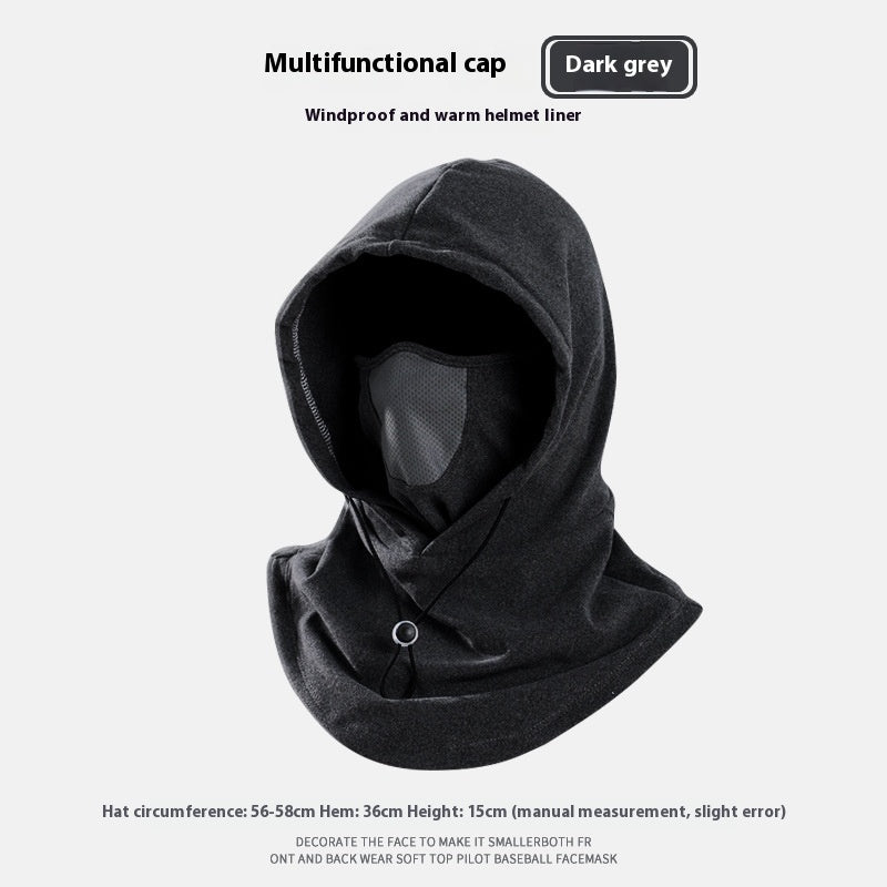 Thermal Fleece Hooded Neck Warmer