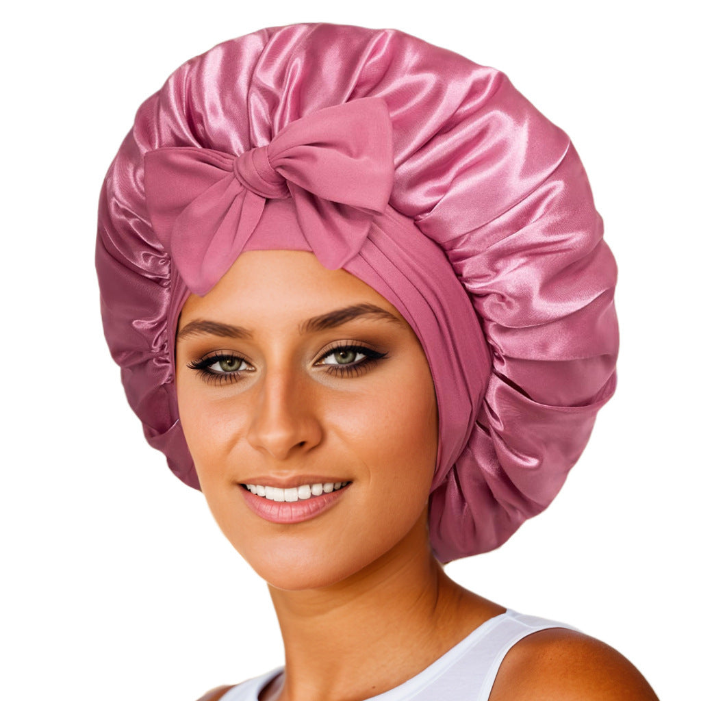 Silk Satin Bonnet for Curly Hair