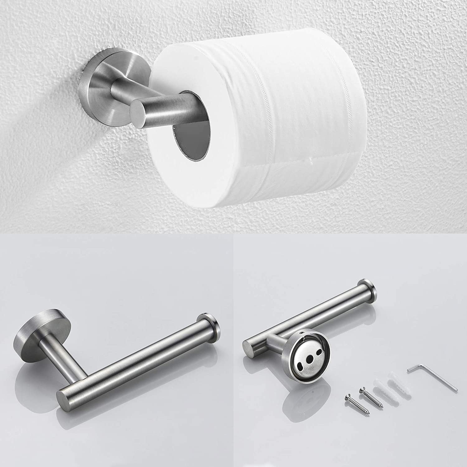 3-Piece Bathroom Towel Rack & Hanger Set