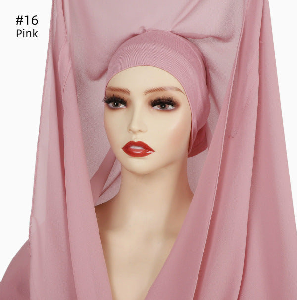 Foulard magnétique en mousseline de soie