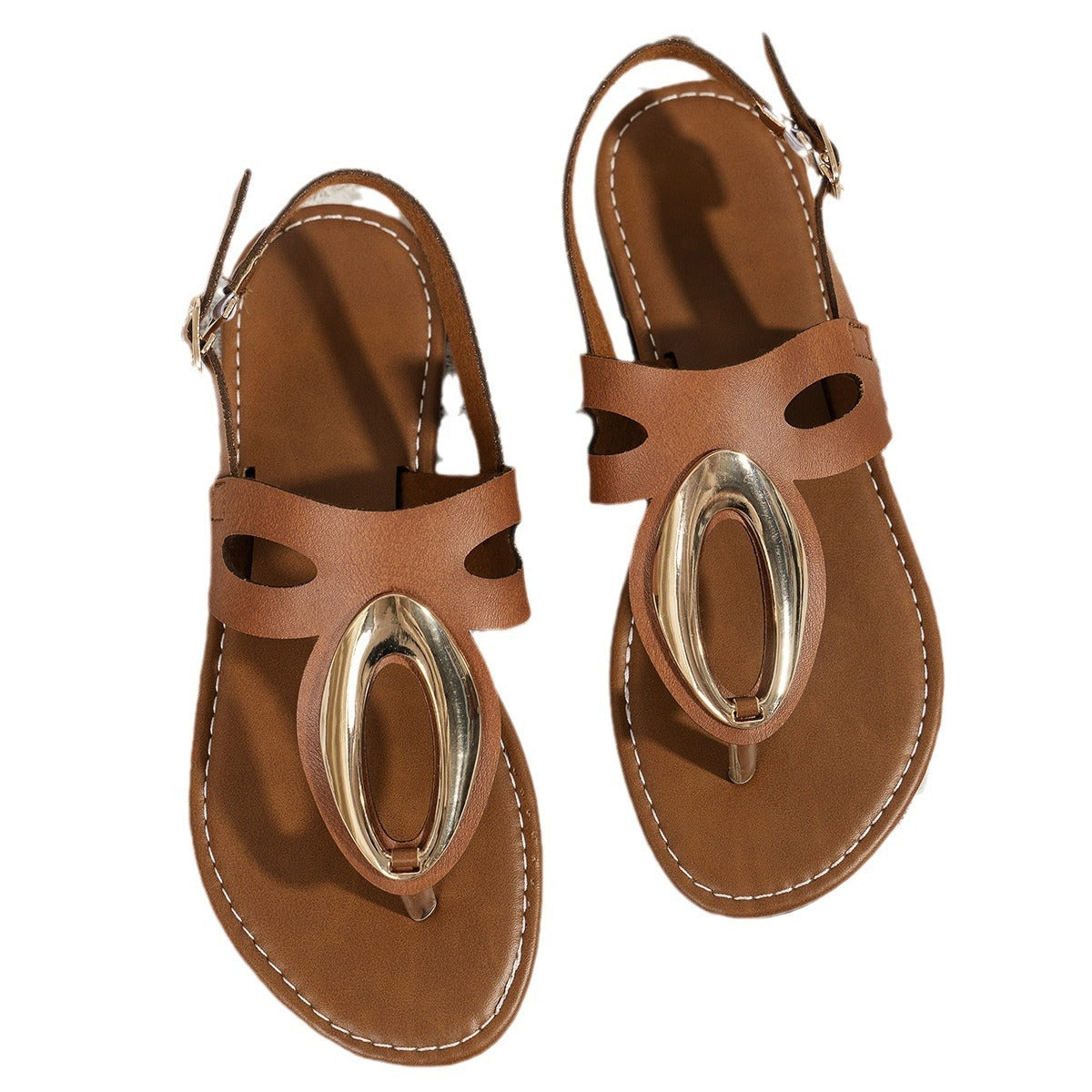 Metal Buckle Casual Sandals Women