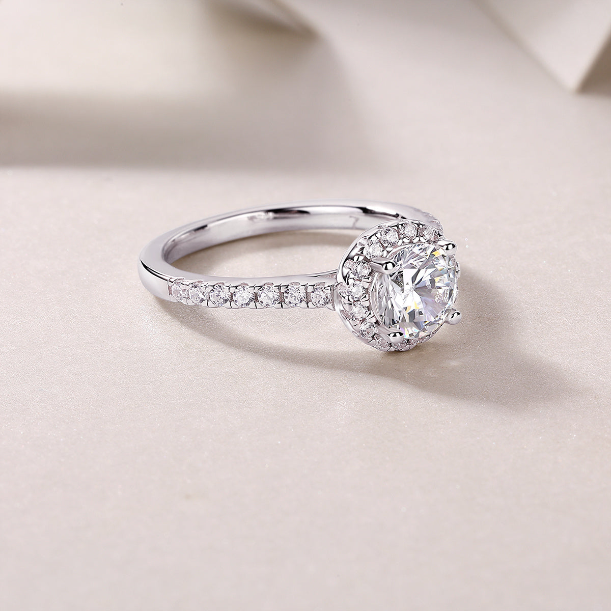 Hug Lover Large Moissanite Ring Set