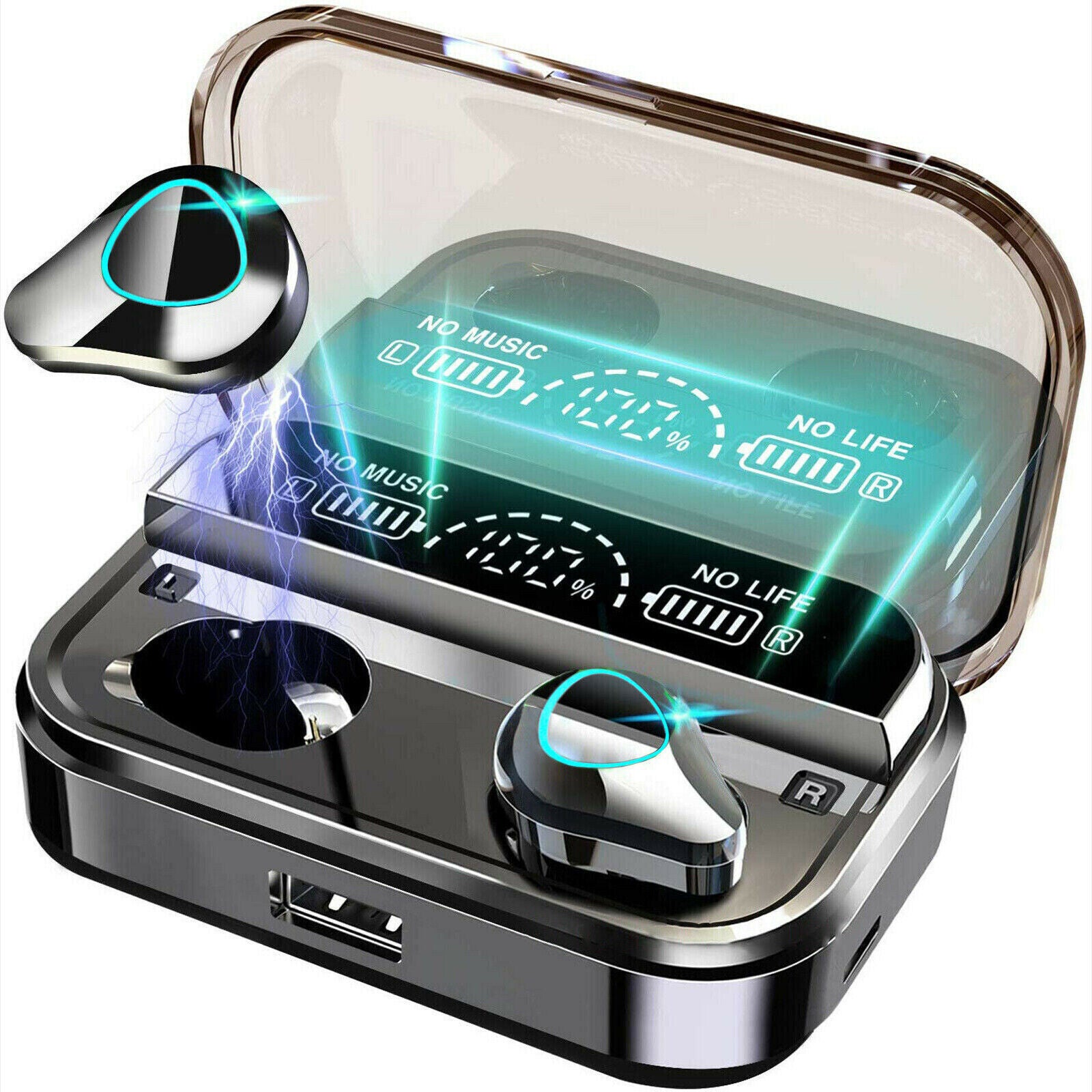 TWS Wireless 5.1 Waterproof Bluetooth Earphones