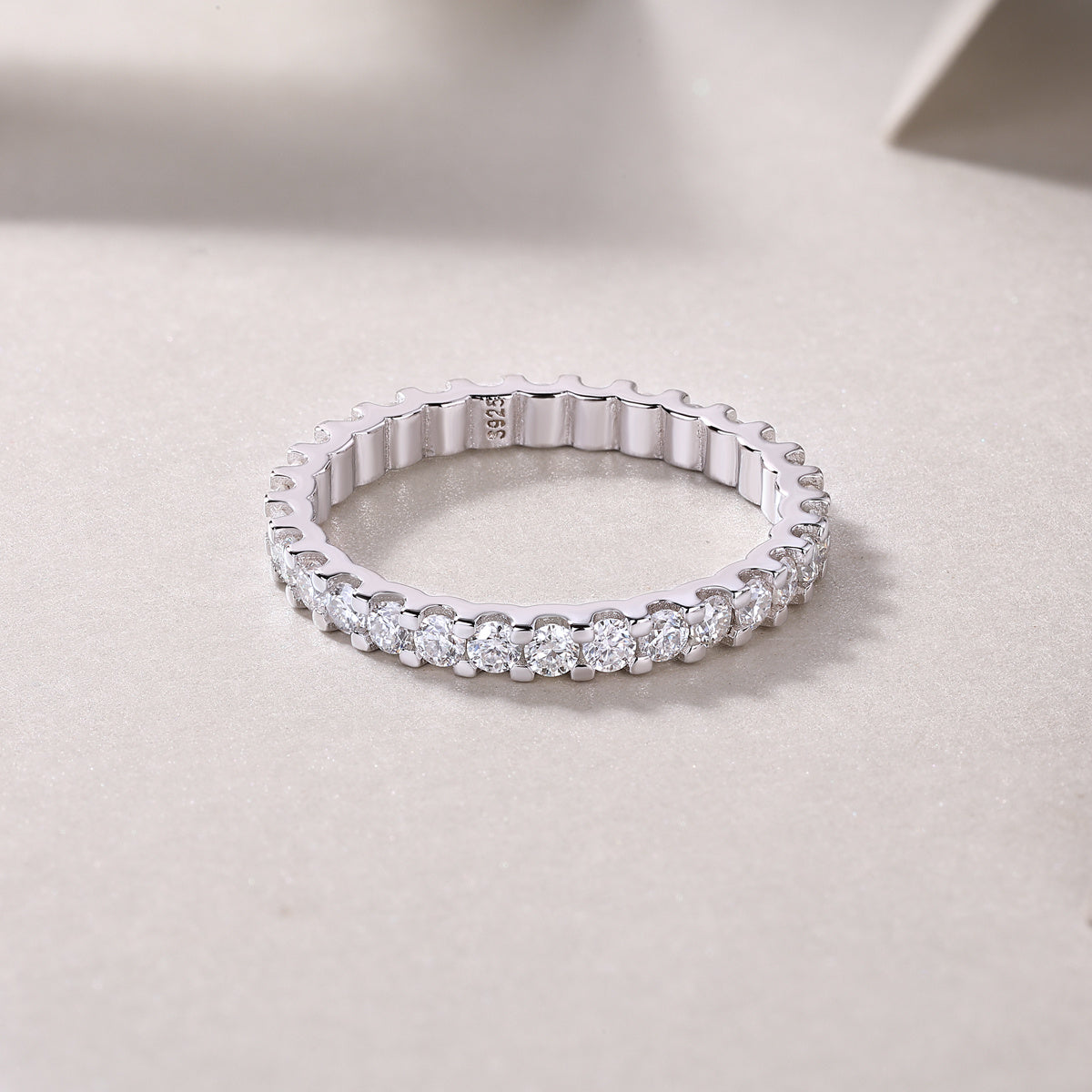 Wish Moissanite Silver Diamond Ring