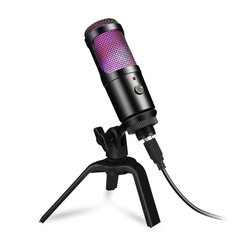 RGB-Kondensatormikrofon für PC und Streaming