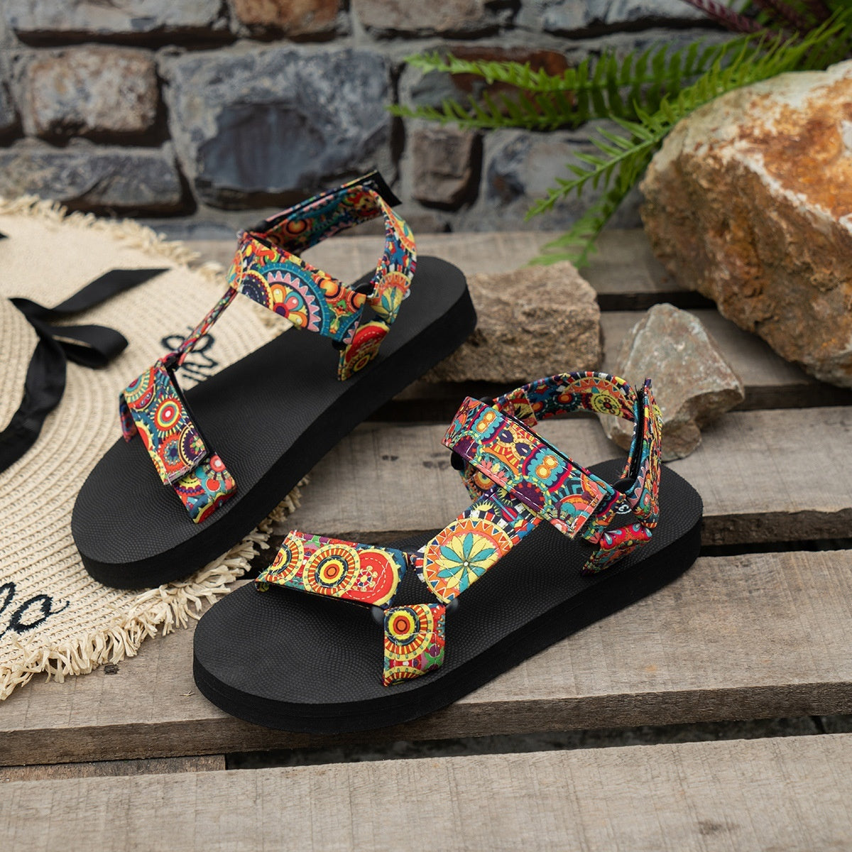 Lightweight Roman Flat Beach Sandals Women