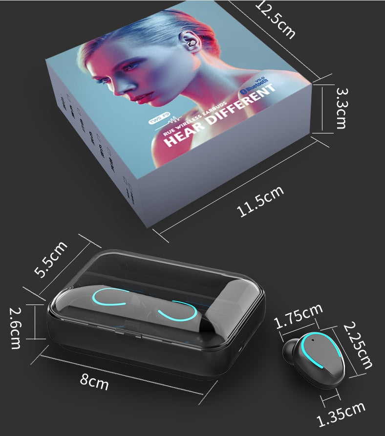 Casque Bluetooth avec batterie externe