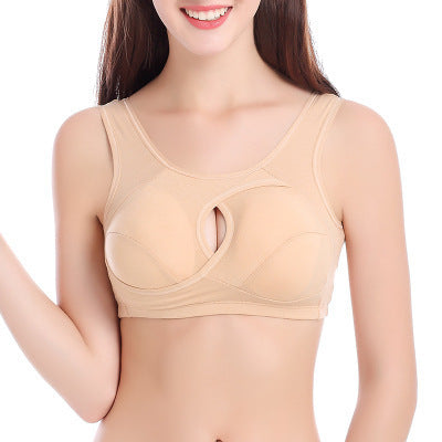 Plus Size Wireless Cotton Bra