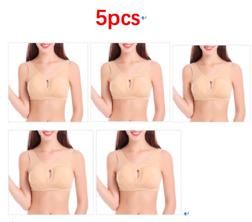 Plus Size Wireless Cotton Bra