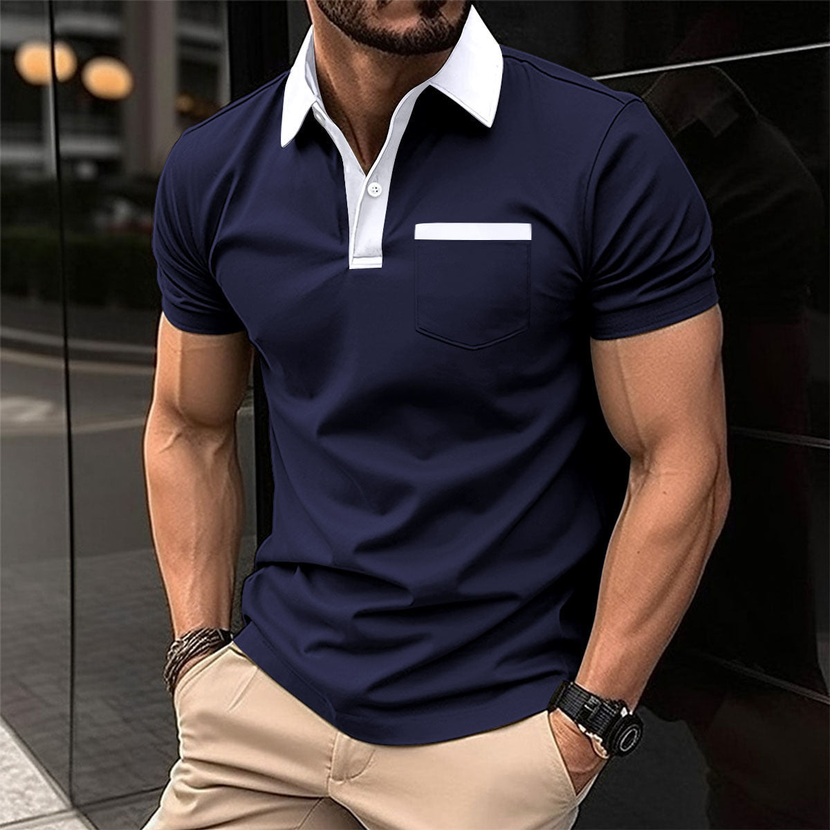 Men's Slim Fit Polo T-Shirt