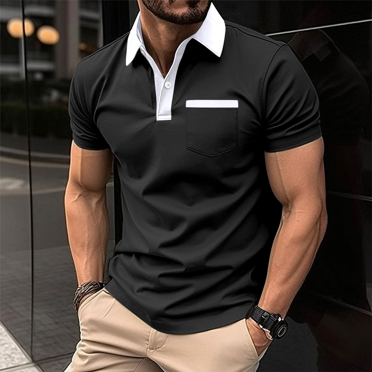 Men's Slim Fit Polo T-Shirt
