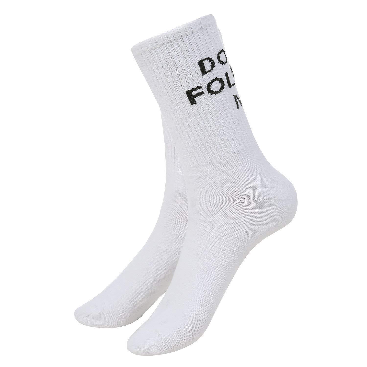 Alphabet Street Style Crew Socks