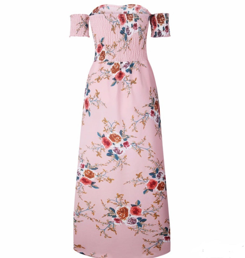 Boho Off Shoulder Summer Beach Dress