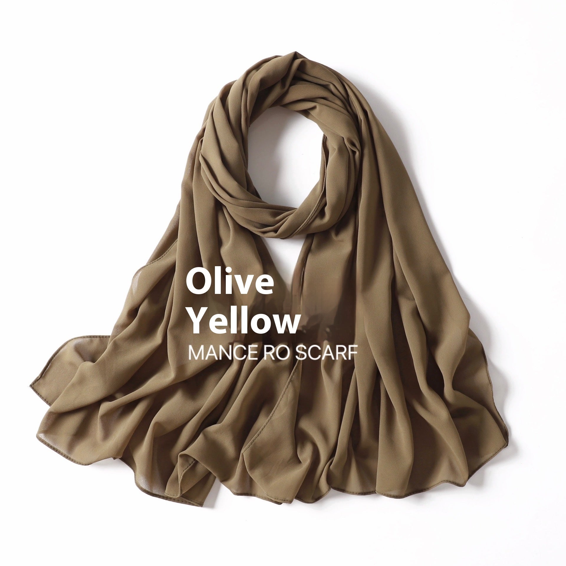 Foulard en mousseline de soie perlée