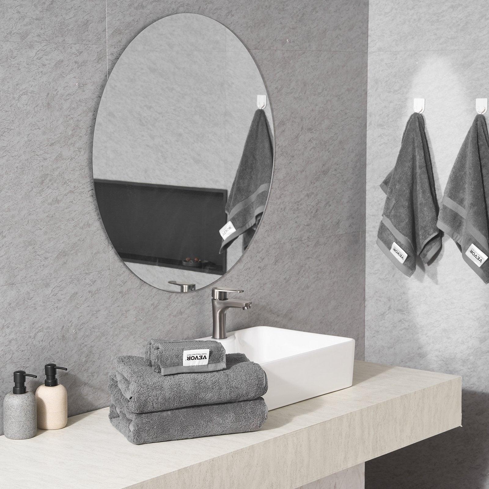 6-Piece 600 GSM Cotton Towel Set