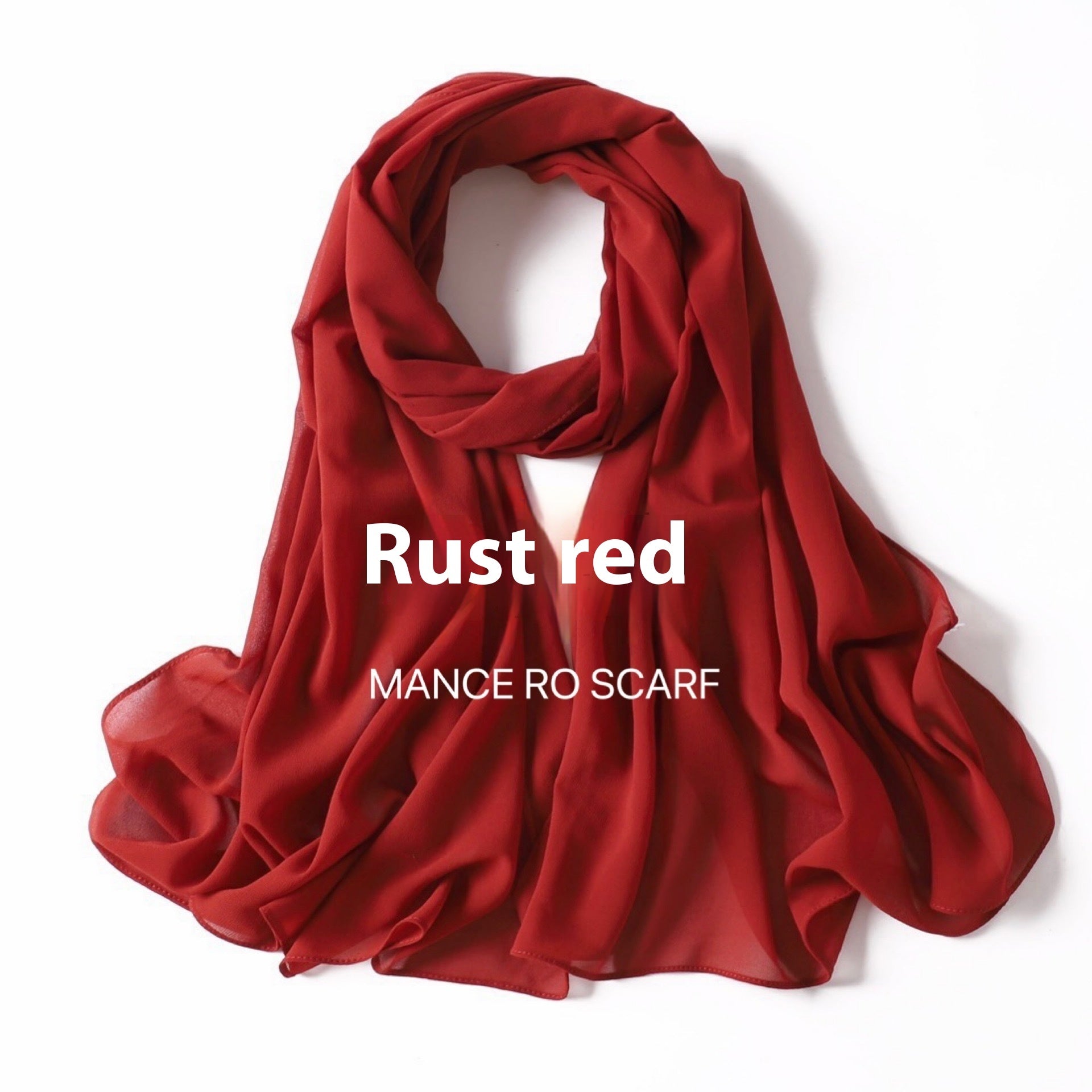 Foulard en mousseline de soie perlée