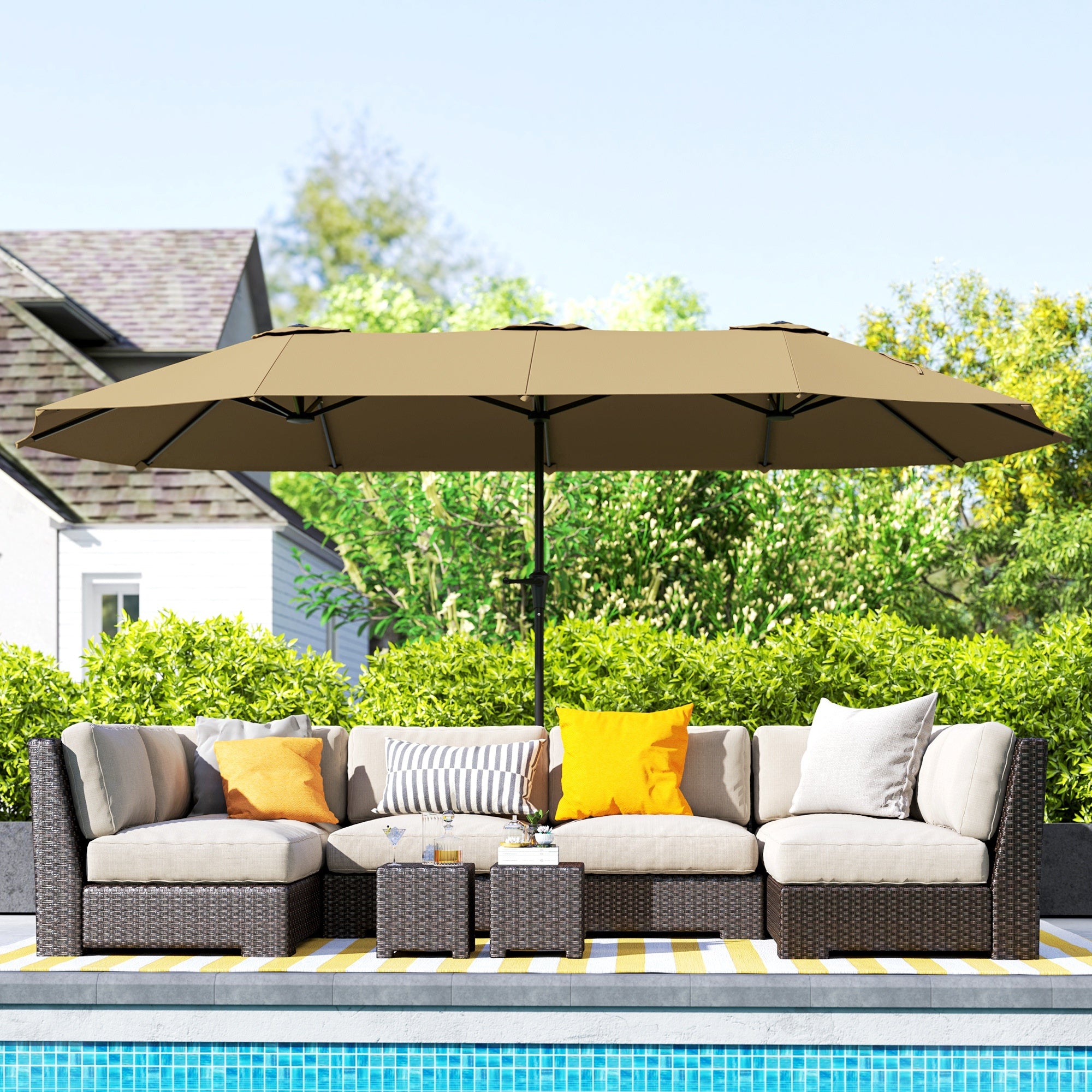 Outdoor Beach Umbrella – Ships Weekdays Only