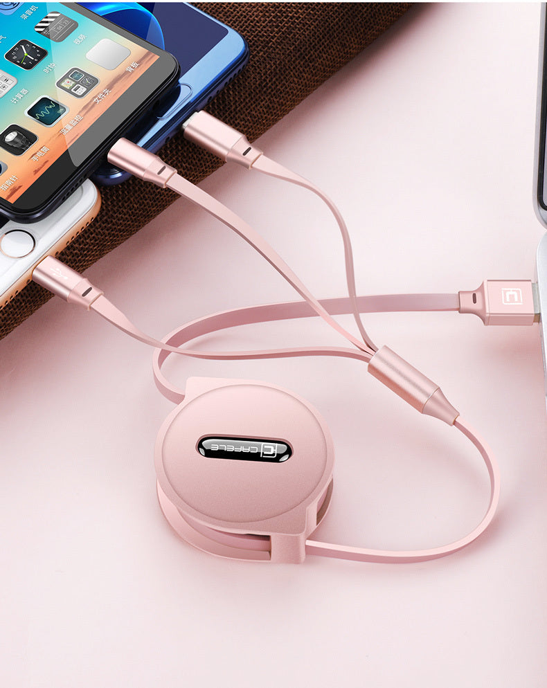 3-in-1 Telescopic Charging Cable