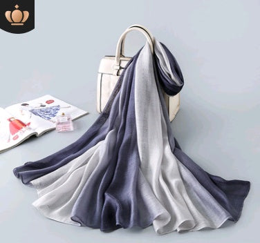 Foulard en soie dégradé Châle de plage