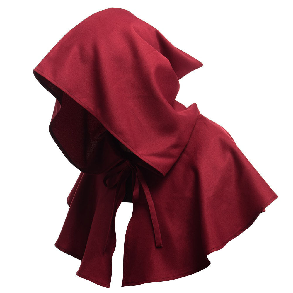 Capuche de sorcellerie médiévale unisexe