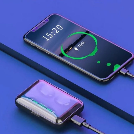 Casque Bluetooth avec batterie externe
